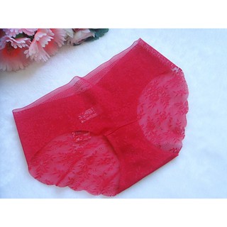 黛安芬 sloggi 內褲💞 紅 M號 🎉Zero Lace 零感 蕾絲 平口褲 無痕褲
