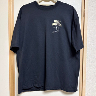 咪醬日本選物/寶可夢/Pokémon/上衣/T-shirt/謎擬Q/皮卡丘/男生尺寸/M/L/黑色/百搭/日常/日本限定
