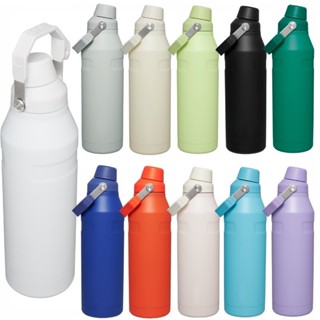 新款304不鏽鋼歪嘴運動保溫杯 480ml/720ml/1150ml手提運動水壺 不鏽鋼保溫歪嘴直飲杯 戶外登山保溫杯