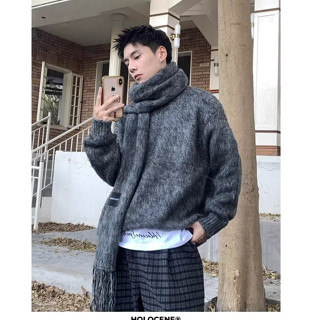 𝒚𝒐𝒖𝒓® 𝒔𝒕𝒖𝒅𝒊𝒐|羊毛絨 日系復古 針織衫 男綫衣外套 慵懶風 冬季加厚毛衣 痞帥毛衣 情侶毛衣 136