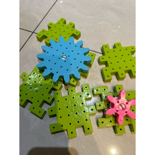 百變齒輪積木 兒童玩具 齒輪積木 旋轉 拼裝 玩具 益智 大顆粒