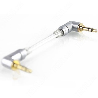 志達電子 【FiiO L17 3.5mm發燒對錄線L式】無氧銅鍍銀音源線 MP3隨身聽音源線/發燒線