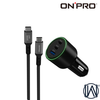 ONPRO 現貨 iPhone 18 17 16 15 三星 100W 3孔 車用快充 贈100W快充線
