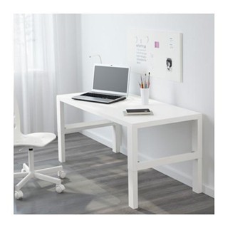絕版品/北歐LOFT風格經典IKEA宜家PÅHL書桌工作桌兒童桌/白色/128x58/高度可調/二手八成新/特$1980