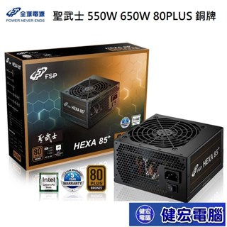 FSP 全漢 聖武士 550W 650W 80PLUS 銅牌 電源供應器