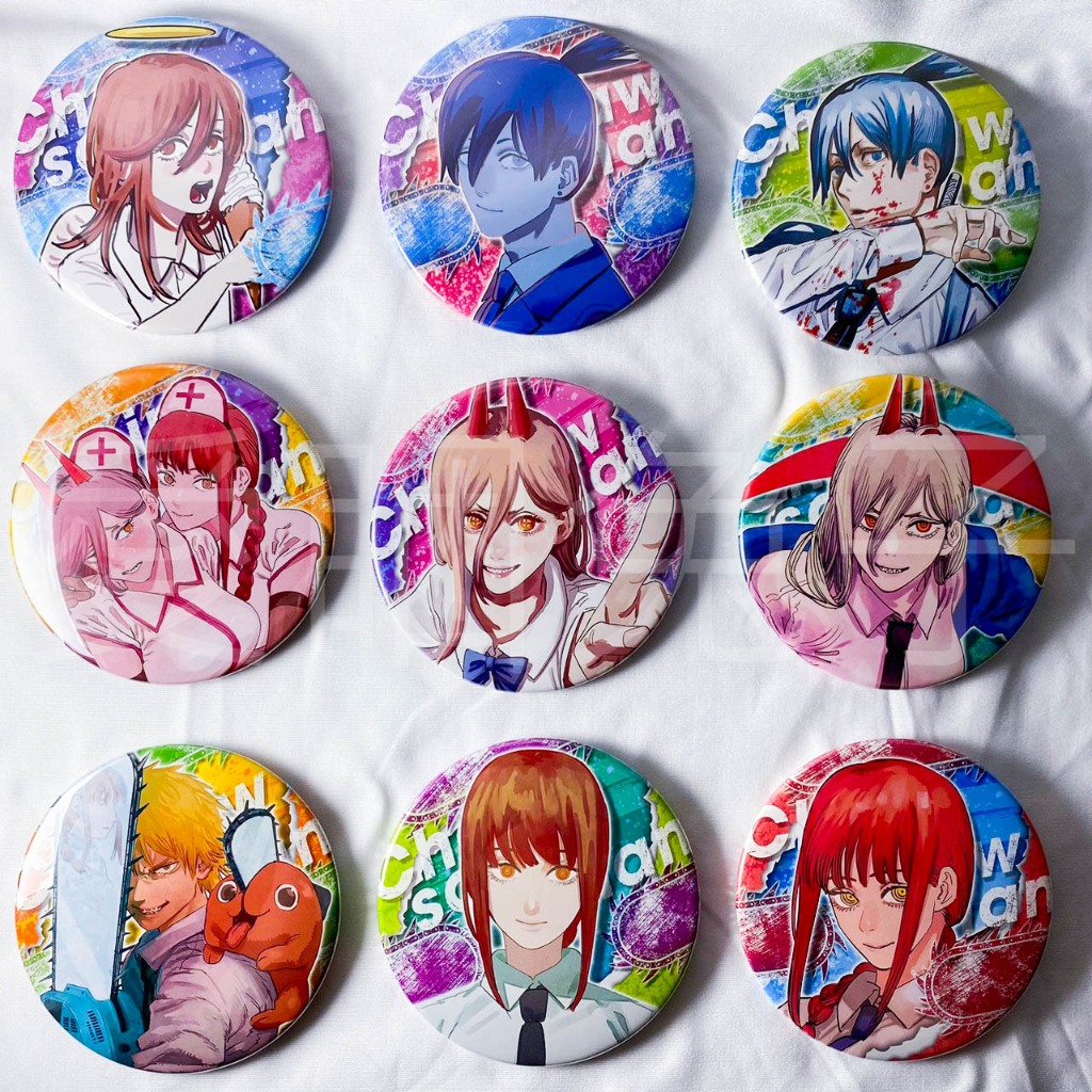 《現貨》鏈鋸人 第一彈 原畫 徽章 真紀真 淀治 帕瓦 早川秋 天使惡魔 波奇塔 電鋸人 電次 瑪奇瑪 JCS JS