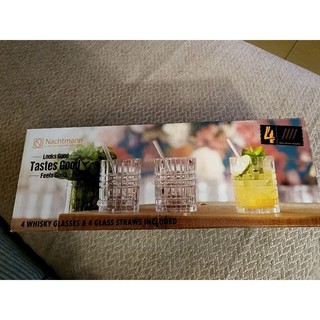 德國NACHTMANN康莊大道威士忌杯/酒杯(贈玻璃吸管)-4入組