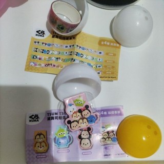 Kura sushi藏壽司 扭蛋 Tsum Tsum 紙膠帶 磁鐵書籤