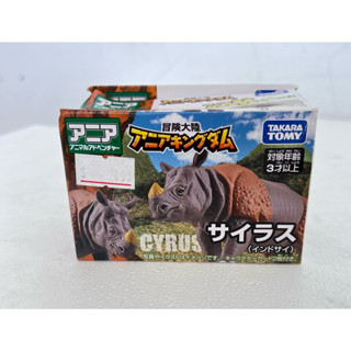正版 TOMY多美動物園 ANIA 冒險大陸 犀牛 探索動物 多美動物 模型 Tomica