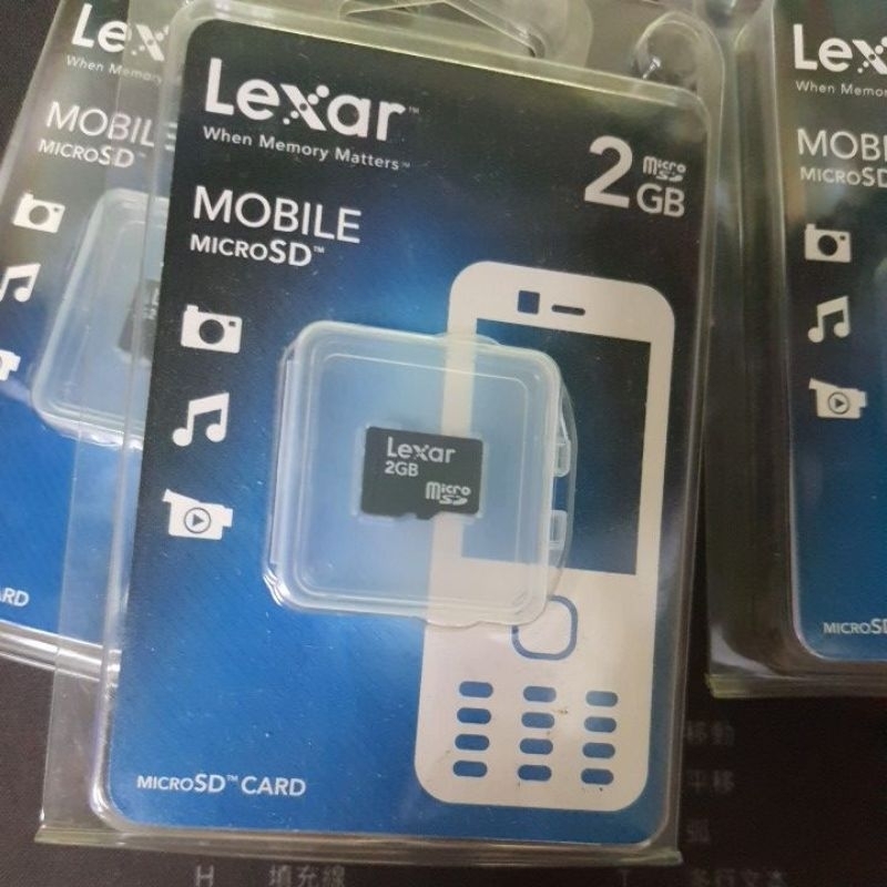 全新2G記憶卡 Lexar MOBILE Micro SD