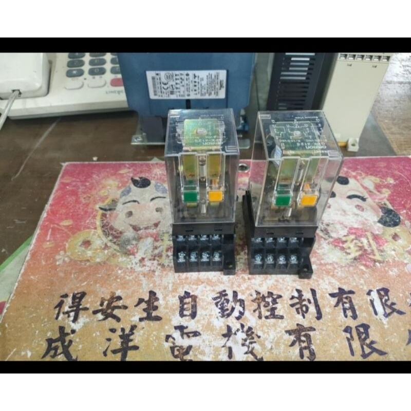 OMRON G7K-412S  AC110V  繼電器