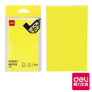 【Deli得力】淡色便條紙/EA01502/3x5/76×126mm/混色/100張｜得力旗艦店