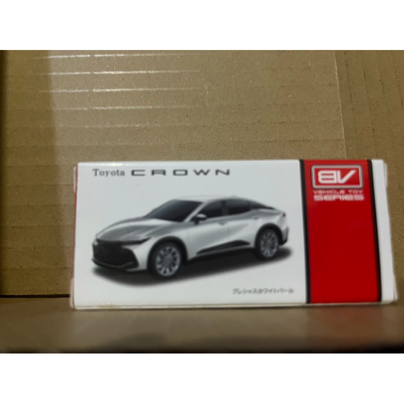 日本 BV 小汽車 TOYOTA CROWN crossover  白色 1/64 模型車