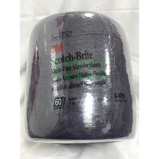 3M 不鏽鋼專用 變形絨菜瓜布 07521 一捲 60片 另有單片賣場 洗碗布 黑鍋 焦鍋 菜瓜布 [自由五金]