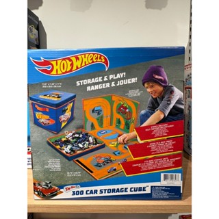 【趣公園】Hot Wheels 風火輪小汽車收納箱 賽車軌道墊