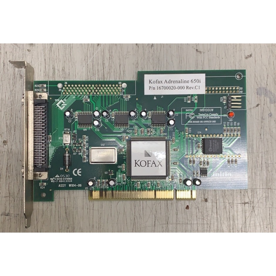 【尚典3C】Kofax Adrenaline 650i SCSI PCI Card 中古*二手