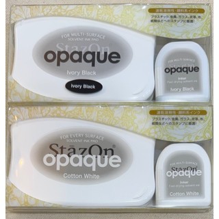 TSUKINEKO 月貓 Staz On opaque 油性速乾印台 附墨水 印泥 照片有色差