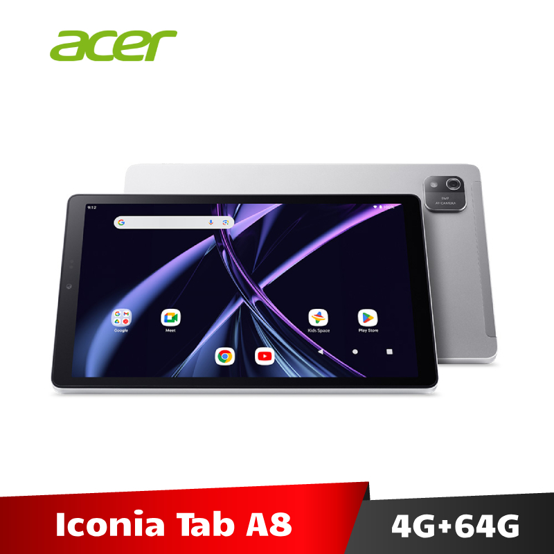 Acer Iconia Tab A8 8.7吋 4G/64G 平板電腦 Wifi版 星光銀【加碼送１３好禮】