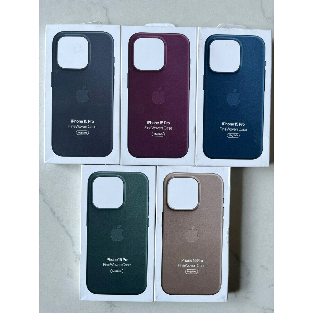 Apple 原廠精細織紋保護殼 iPhone 15 Plus Pro Max用【蘋果園】FineWoven Case