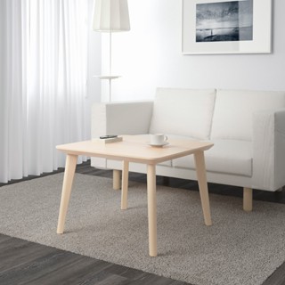 北歐工業LOFT風格經典IKEA宜家LISABO實木咖啡桌/工作桌茶几餐桌/梣木/淺木色/二手八成新/特$1980