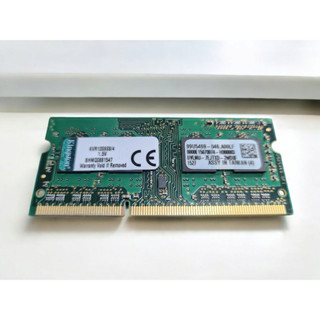 含稅 金士頓 筆電用 DDR3 1333 4GB 4G KVR13S9S8/4 二手終保 04R002