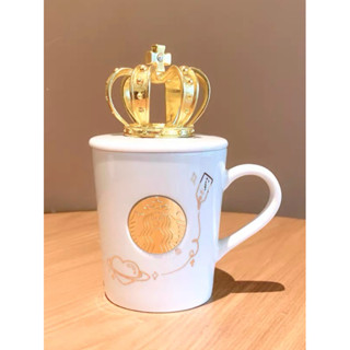 星巴克玻璃杯2021情人節愛意滿滿皇冠幻彩玻璃吸管杯全新正品現貨
