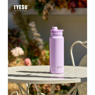 新品TYESO不鏽鋼運動水壺 304不鏽鋼600ml/750ml/1050ml/1200ml手提保溫杯 旋轉杯蓋咖啡杯