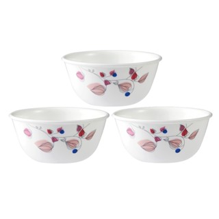 【美國康寧 CORELLE】 嫣紅微風3件式中式碗組-C04