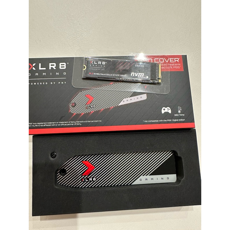 PS5專用 PNY CS3140 SSD 2TB （含護蓋散熱片）