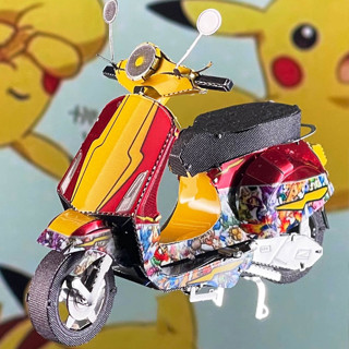 ◎MARS益智玩具◎偉士牌VESPA經典摩托車◎3D立體金屬拼圖◎(創意diy金屬模型-蝕刻片)