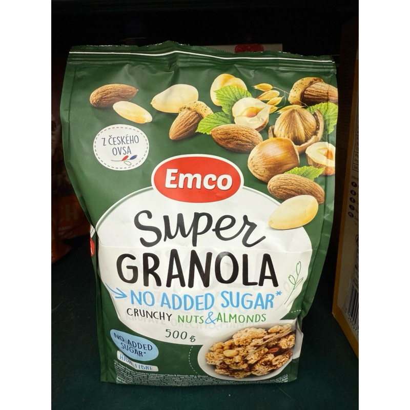 捷克EMCO無加糖堅果燕麥穀片/綜合水果燕麥穀片/可可椰子燕麥穀片/草莓燕麥穀片500公克/包