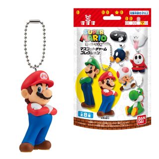 日本 SUPER MARIO 超級瑪利歐 食玩 吊飾 鑰匙圈(全套8款，隨機出貨)