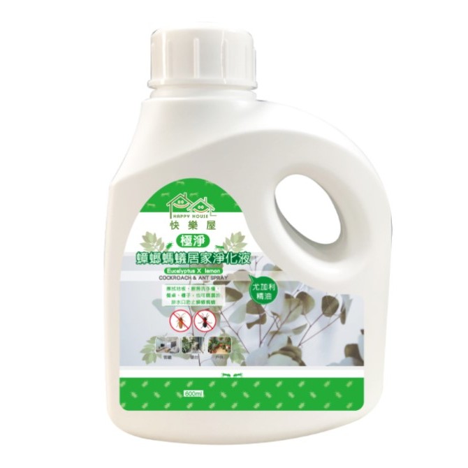 快樂屋 剋蟑驅蟻 600ml 螞蟻 蟑螂 螞蟻餌劑 驅蟲 寵物友善 天然成分 天然驅蟲 地板清潔劑