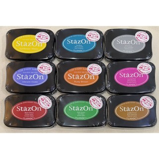 TSUKINEKO 月貓 StazOn 速乾油性印台 月貓印台 印泥 照片有色差