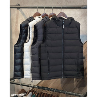 【New START精品服飾-員林】Calvin Klein CK 防風 防潑水 科技羽絨 連帽外套 背心 羽絨背心