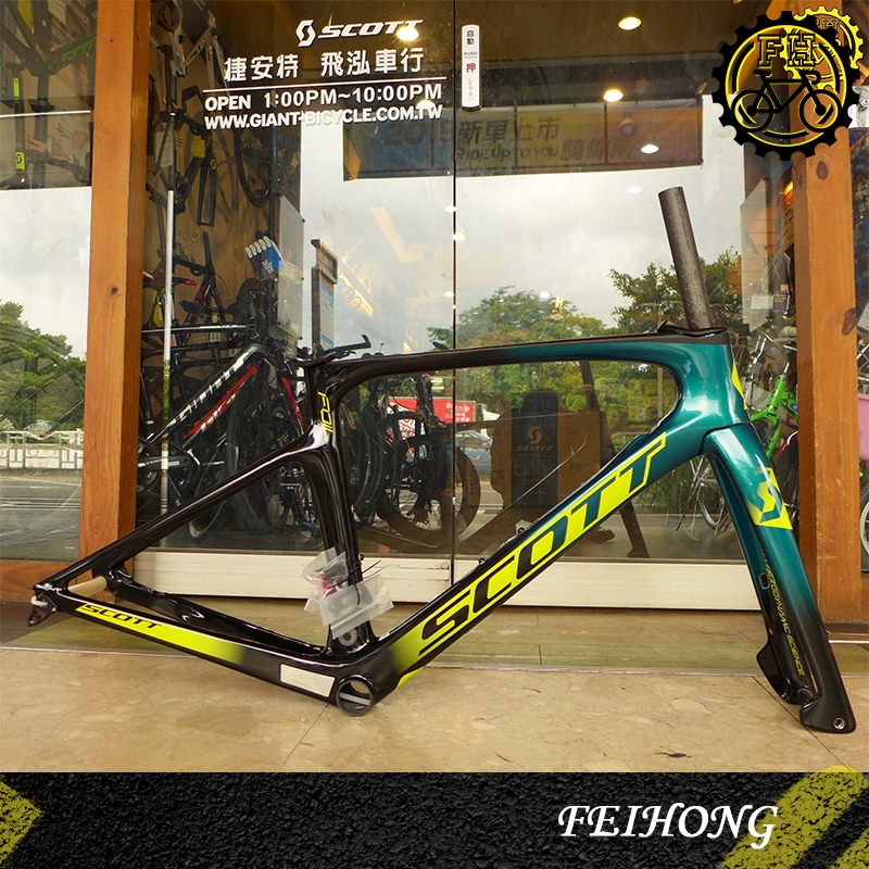 【小萬】全新出清 SCOTT FOIL PREMIUM DISC TEAM 碟煞公路車 車架 空力車 XS 一級碳纖