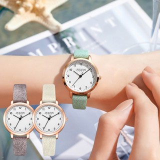 JULIUS聚利時 JA-1496 青春時光 皮錶帶數字刻度腕錶(30mm)三色