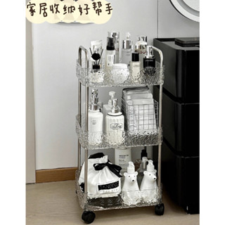 QQ❤創意小品~［臺灣現貨+預購］可移動多層置物推車 美髮業工具推車 零食置物推車 客廳收納架