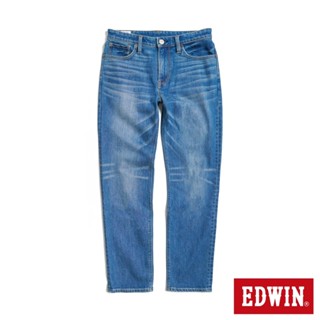 EDWIN 男款 加大碼 RED LABEL 365 丹寧中直筒牛仔褲(中古藍)