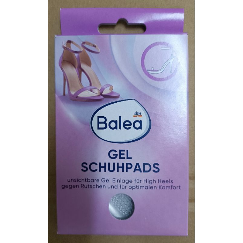 德國品牌 dm Balea 隱形止滑墊 高跟鞋 平底鞋 好穿 好走路 防滑 透明超薄 凝膠墊