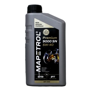 【易油網】MAPETROL PREMIUM 9000 SN 5W40 全合成機油 汽柴油車可用(買一箱送頂級汽油精)