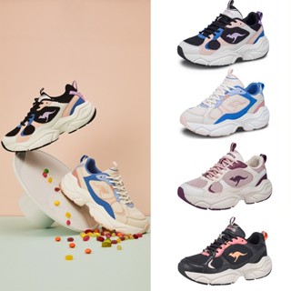 【KangaROOS 美國袋鼠鞋】女鞋 CANDY 糖果系奶霜老爹鞋 增高厚底鞋 休閒運動鞋 (四色任選)