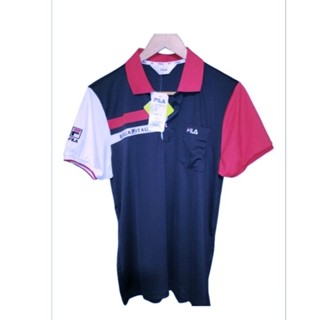 🥰 時尚 臺灣製造 男版 短袖吸濕排汗 好看 Fila polo 衫  速乾. 標L 只有一件