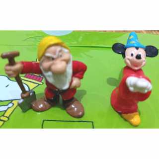 麥當勞玩具 米老鼠(米奇) Mickey Mouse 七矮人(愛生氣) Grumpy (每隻都49元)