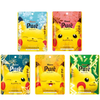 【森星小舖】🔥現貨 日本熱銷 Pure軟糖神奇寶貝 皮卡丘 綜合水果口味52g 鳳梨、蘋果、麝香葡萄