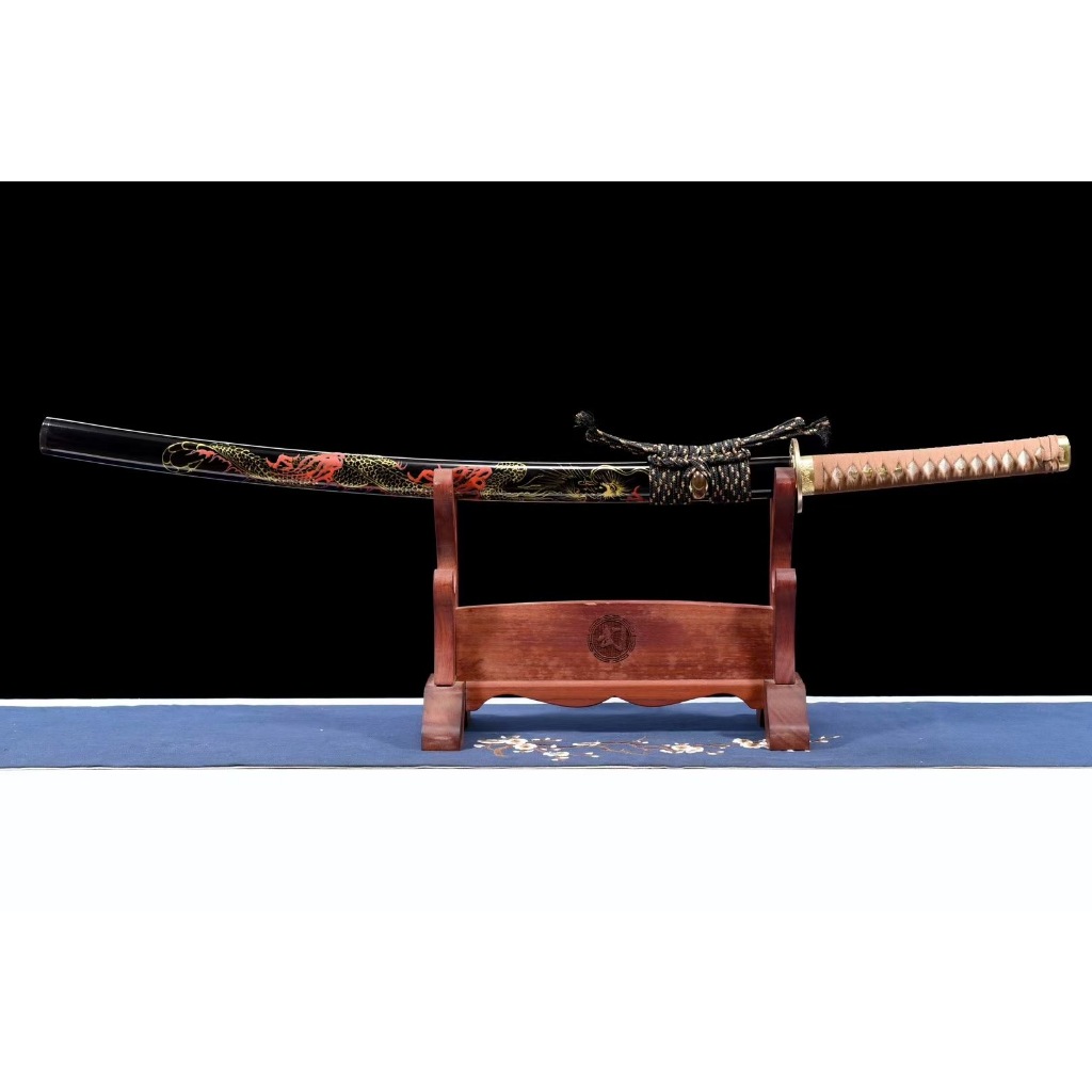 日本武士刀 高檔武士刀 東陽武士刀 日本武術 高亮度鏡面銅裝武士刀 滕龍鏡面打刀 收藏送禮 喬遷新居 送禮 未開刃