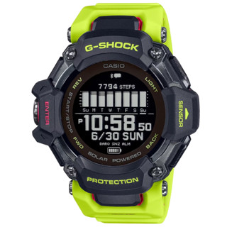 【CASIO 卡西歐】G-SHOCK 心率偵測GPS功能 藍芽太陽能電力運動錶 GBD-H2000-1A9 52.6mm