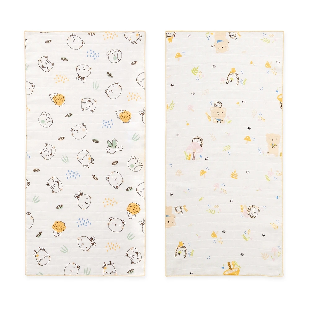奇哥 Chic a bon天絲紗布澡巾25x50cm-2入【麗兒采家】