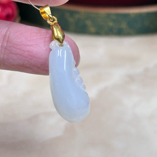 天然翡翠A貨，吉祥如意 玉墜，緬甸玉項鍊 925銀扣