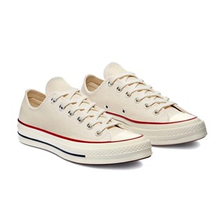 CONVERSE-男女低筒休閒鞋.帆布鞋-162062C米白 CHUCK 70 基本款 三星標